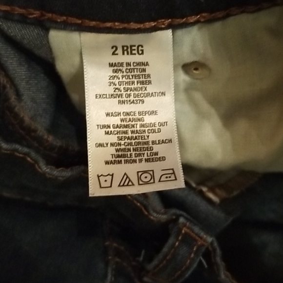 Aeropostale Jean's sz 2 reg EUC - Picture 5 of 8